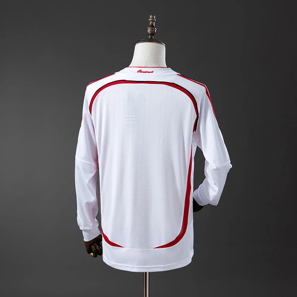 AC Milan 06/07 Away UCL Final Adult's Long Sleeve Jersey- Retro