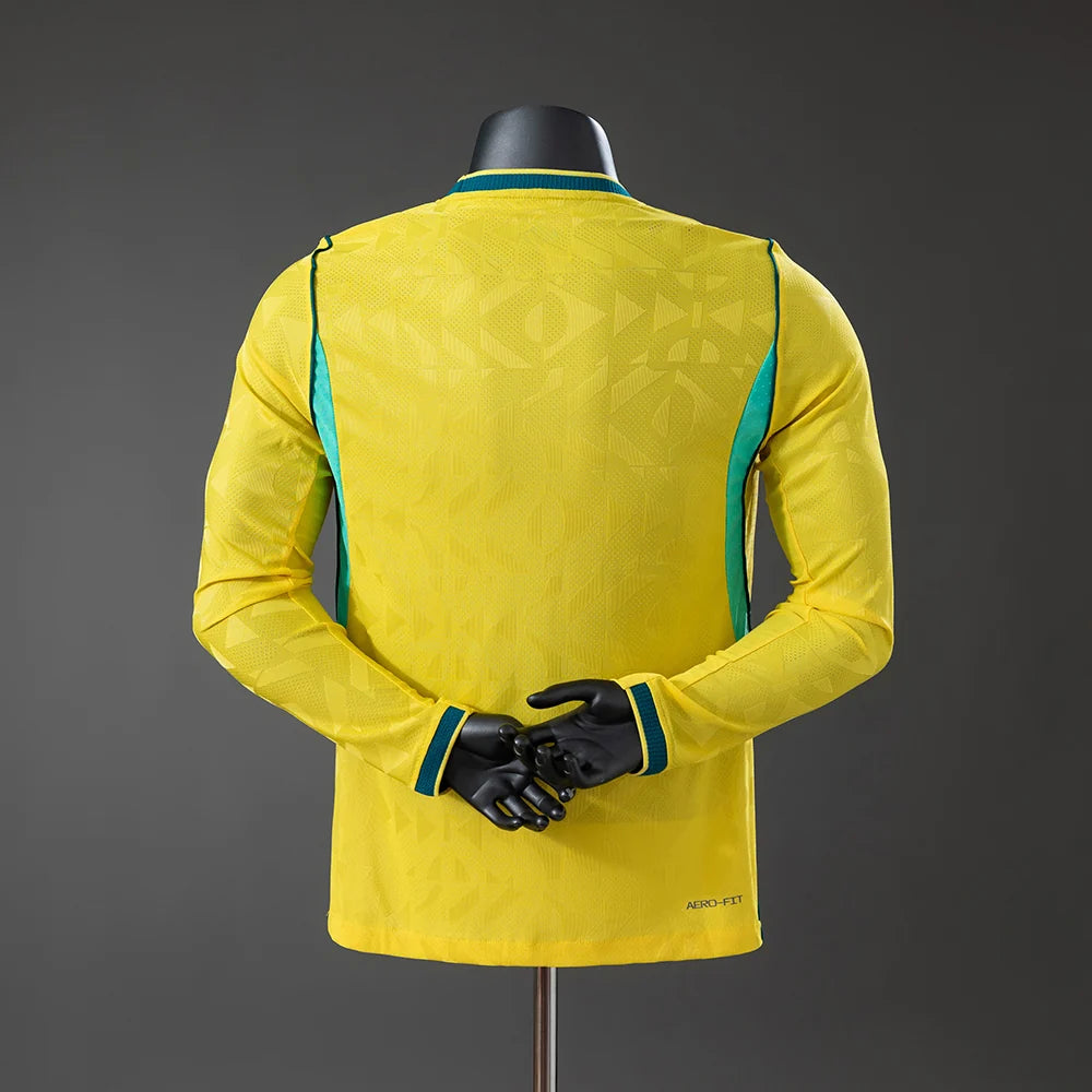 Brazil 2026 Home Adult's Long Sleeve Player Version