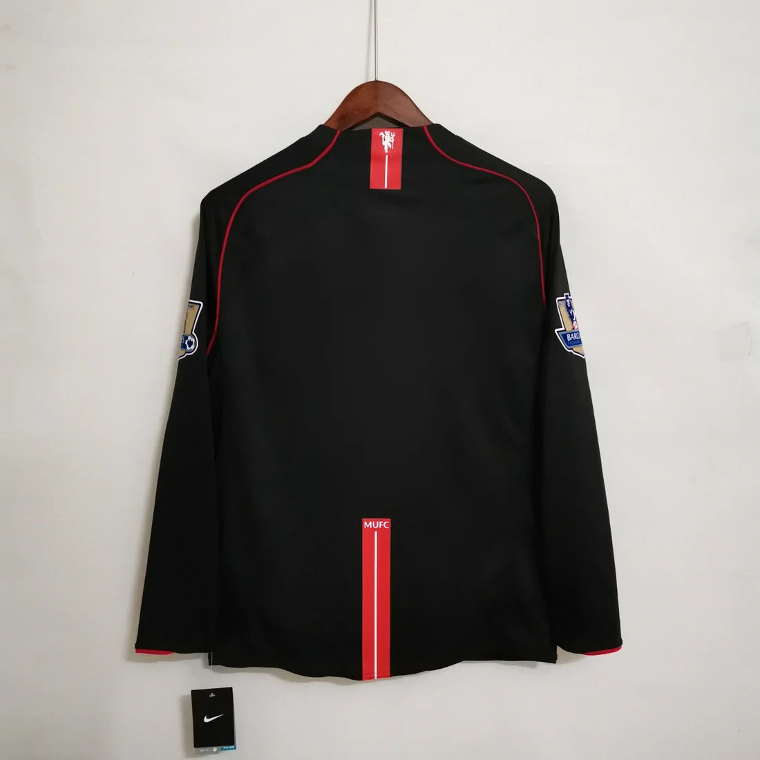 Manchester United 07/08 Away Adult's Long Sleeve Jersey- Retro