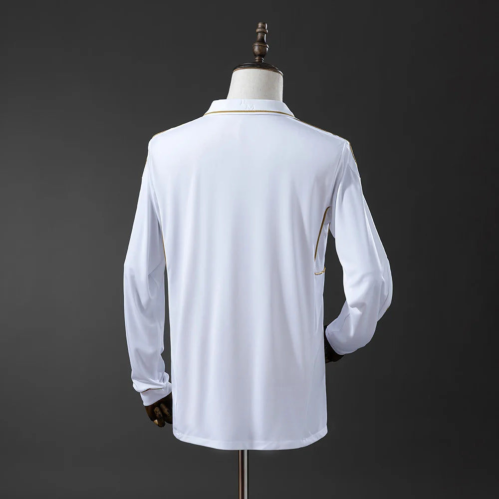 Real Madrid 11/12 Home Adult's Long Sleeve Jersey- Retro