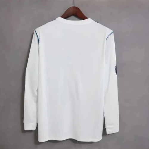 Real Madrid 17/18 Home UCL Final Adult's Long Sleeve Jersey- Retro