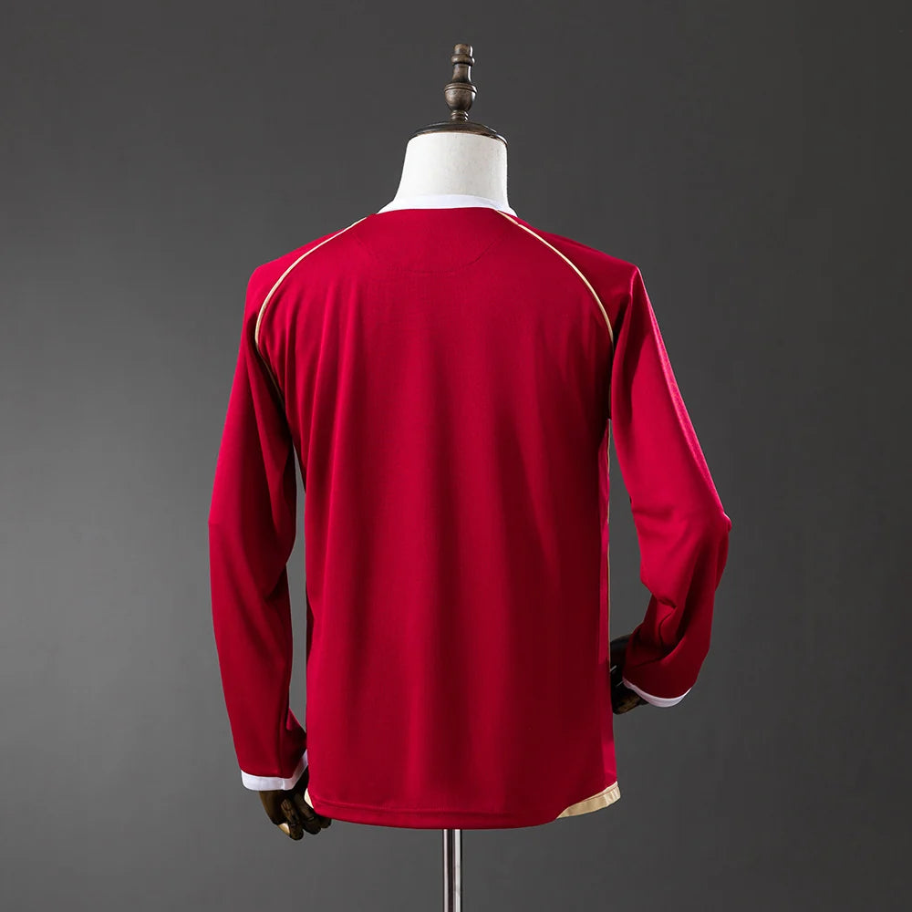 Manchester United 06/07 Home Adult's Long Sleeve Jersey- Retro