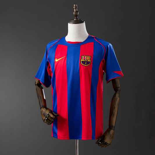 Barcelona 04/05 Home Adult's Jersey- Retro