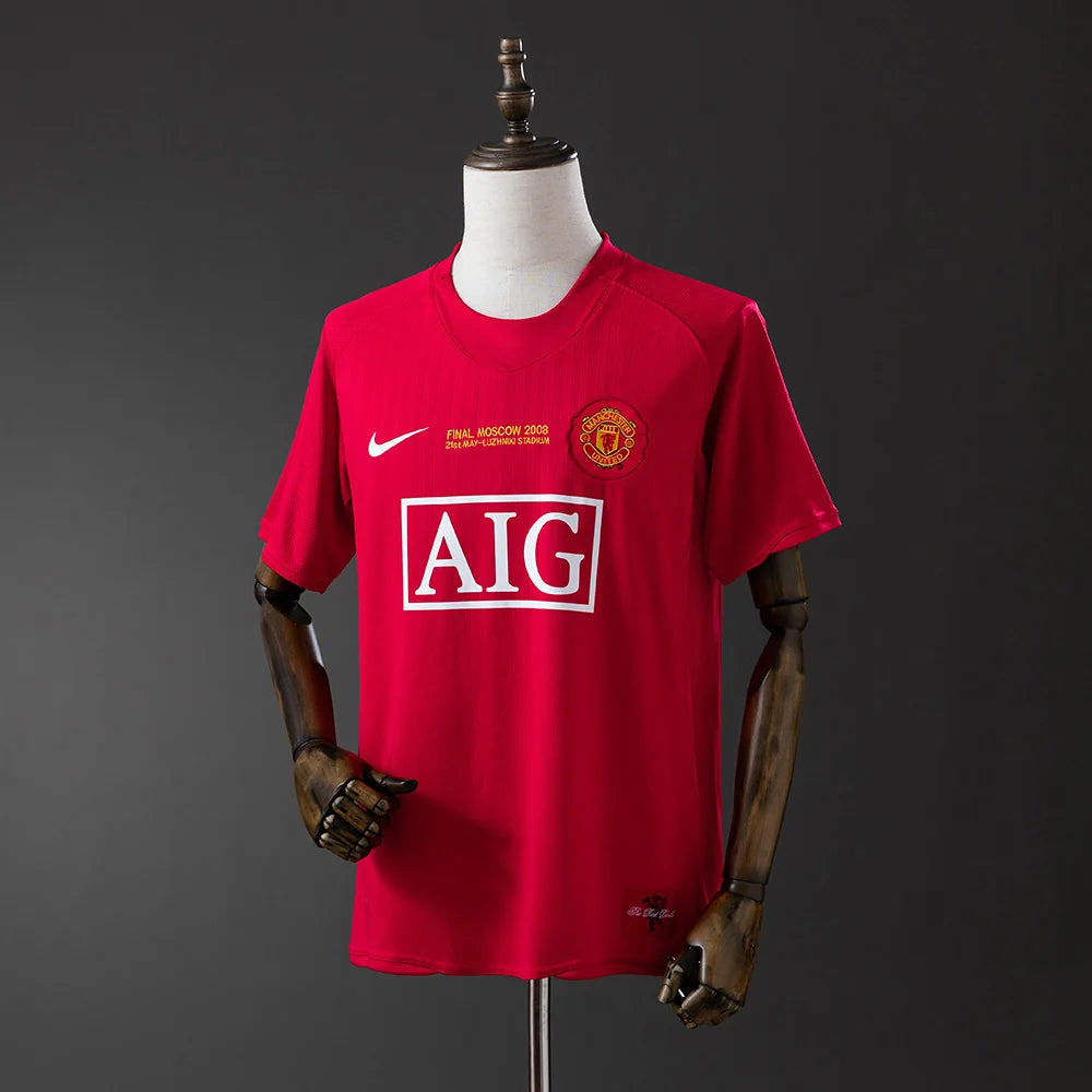 Manchester United 07/08 Home UCL Final Adult's Jersey- Retro