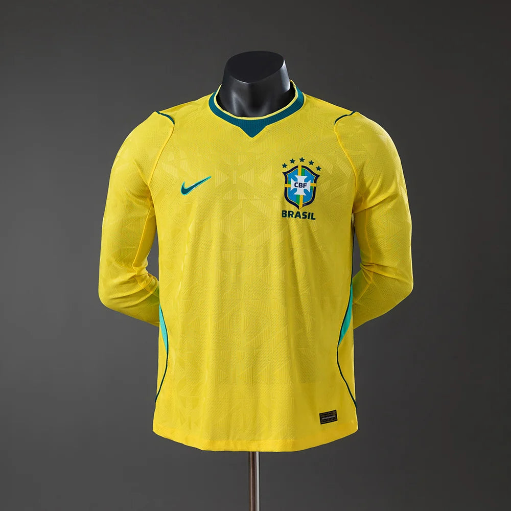 Brazil 2026 Home  Adult's Long Sleeve Player Version