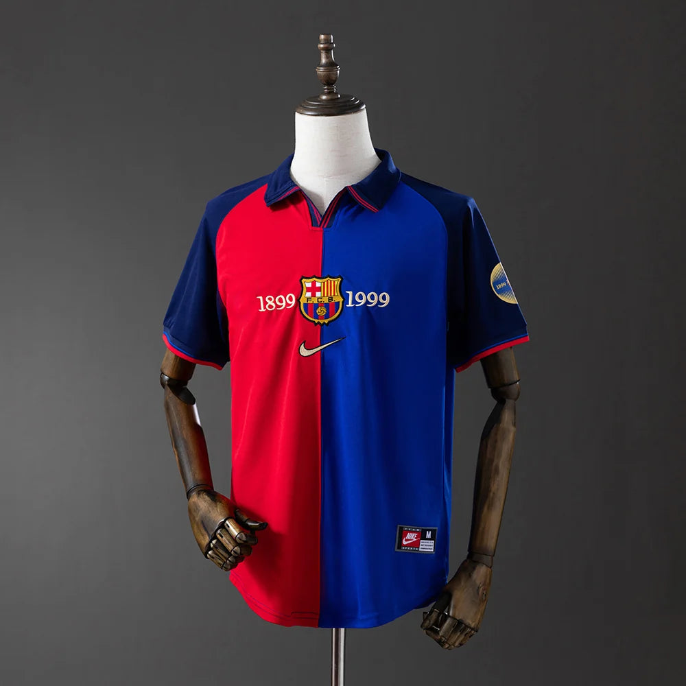 Barcelona 100th Anniversary Home Adult's Jersey- Retro
