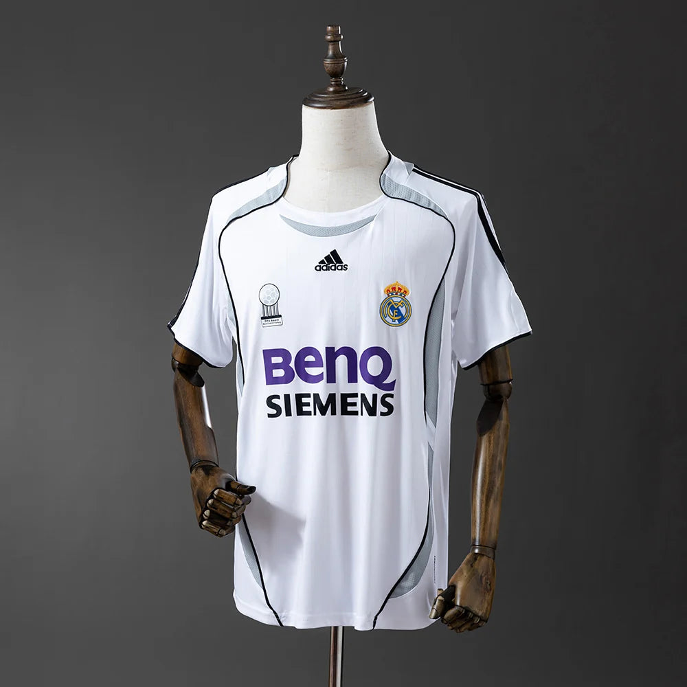 Real Madrid 06/07 Home Adult's Jersey- Retro