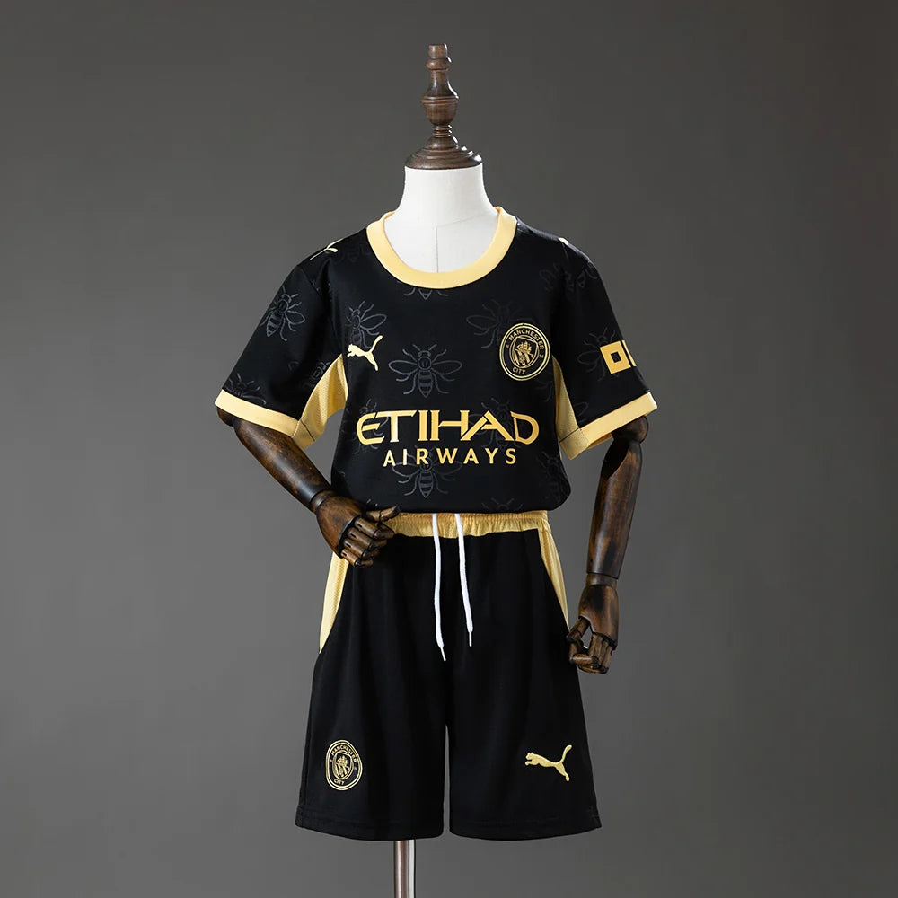 Manchester City 26/27 Away Kid's Jersey & Shorts