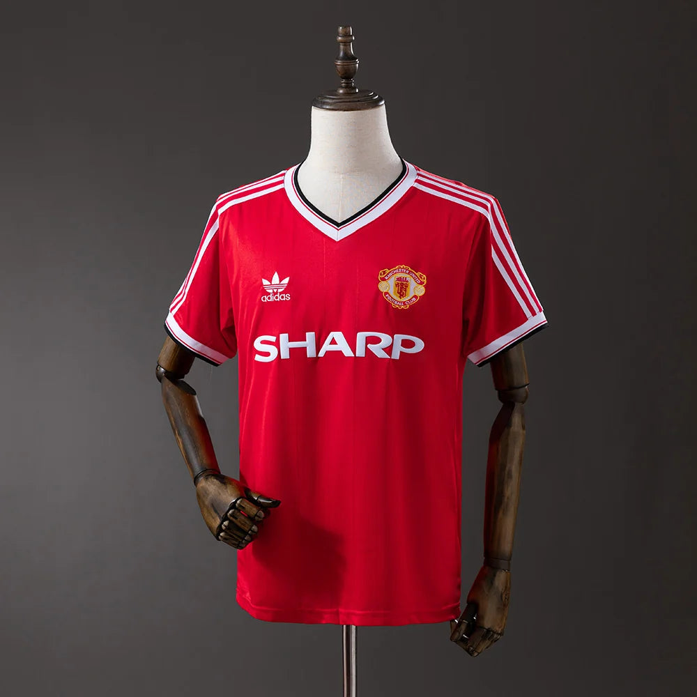 Manchester United 83/84 Home Adult's Jersey- Retro