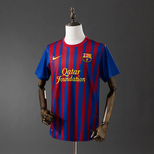 Barcelona 11/12 Home Adult's Jersey- Retro