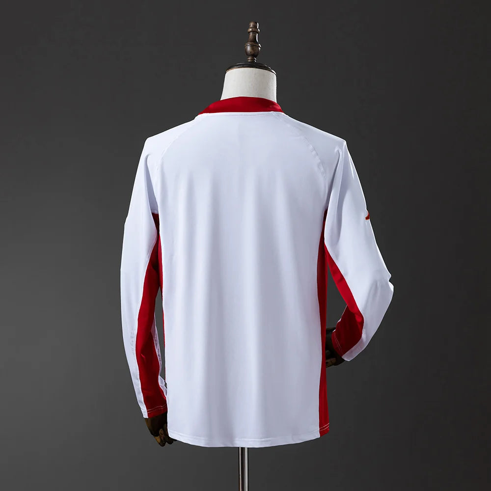 Roma 01/02 Away Adult's Long Sleeve Jersey- Retro