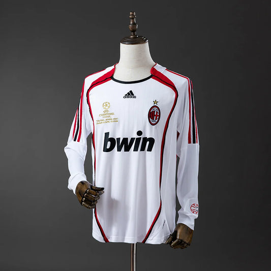 AC Milan 06/07 Away UCL Final Adult's Long Sleeve Jersey- Retro