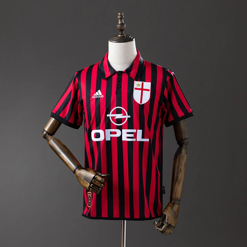 AC Milan 99/00 Home Adult's Jersey- Retro
