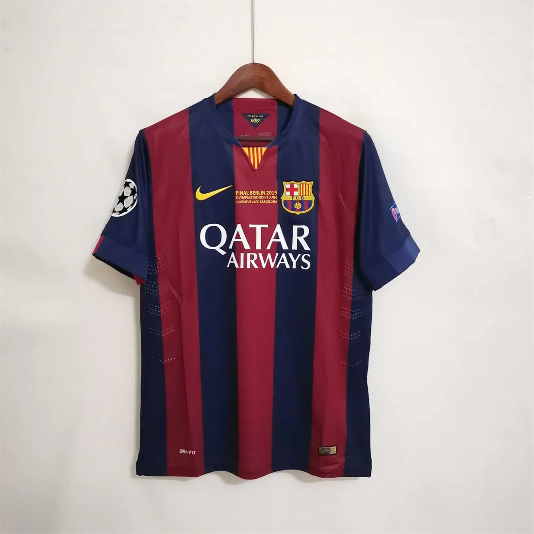 Barcelona 14/15 Home UCL Final Adult's Jersey- Retro