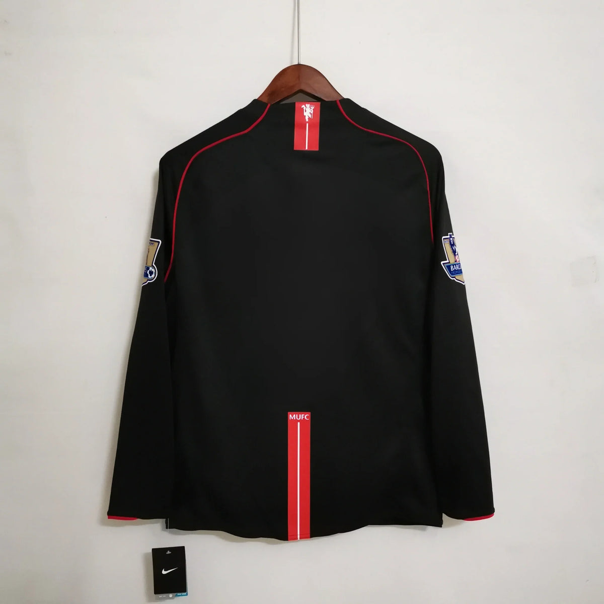 Manchester United 07/08 Away Adult's Long Sleeve Jersey- Retro