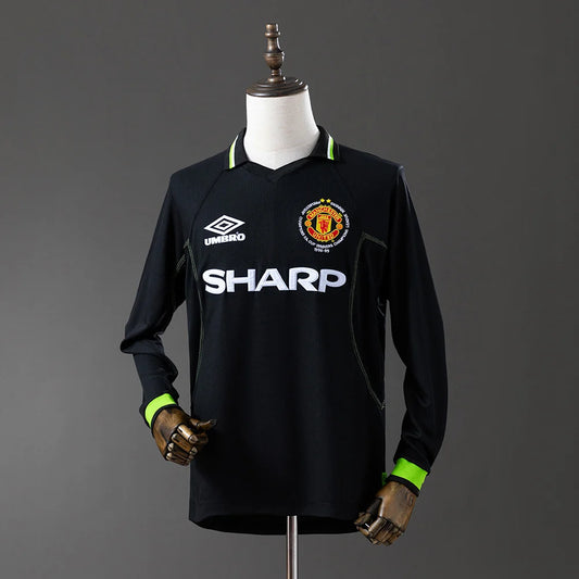 Manchester United 98/99 Third Adult's Long Sleeve Jersey- Retro