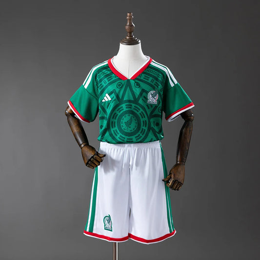 Mexico 2026 Home Kid's Jersey & Shorts