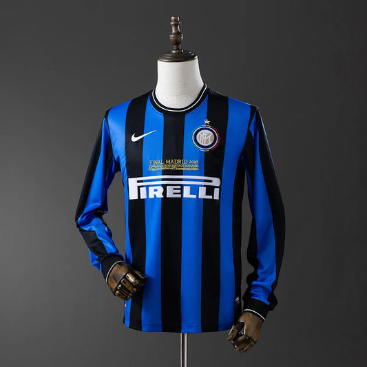 Inter Milan 09/10 Home UCL Final Adult's Long Sleeve Jersey- Retro