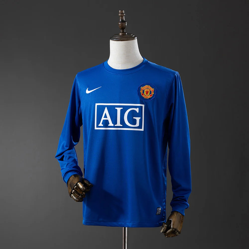 Manchester United 07/08 Third Adult's Long Sleeve Jersey- Retro