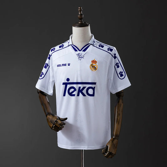 Real Madrid 94/95 Home Adult's Jersey- Retro