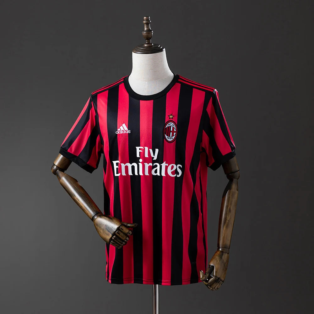 AC Milan 17/18 Home Adult's Jersey- Retro