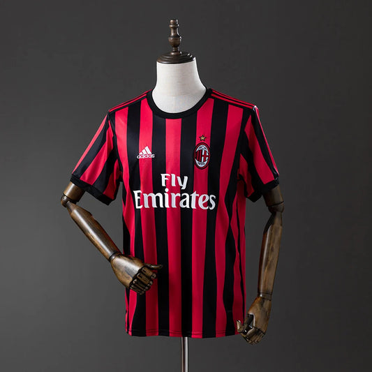 AC Milan 17/18 Home Adult's Jersey- Retro