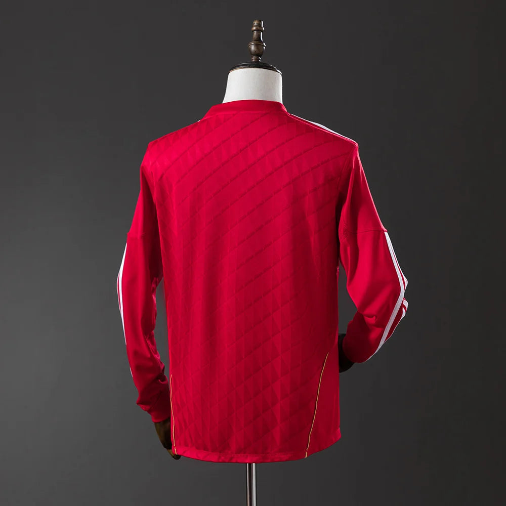 Liverpool 10/11 Home Adult's Long Sleeve Jersey- Retro