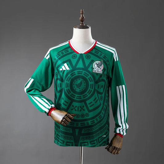 Mexico 2026 Home Adult's Long Sleeve Fan Version