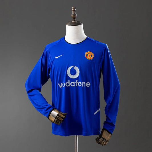 Manchester United 02/03 Third Adult's Long Sleeve Jersey- Retro