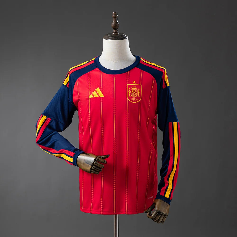 Spain 2026 Home Adult's Long Sleeve Fan Version