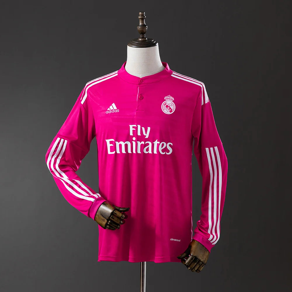 Real Madrid 14/15 Away Adult's Long Sleeve Jersey- Retro