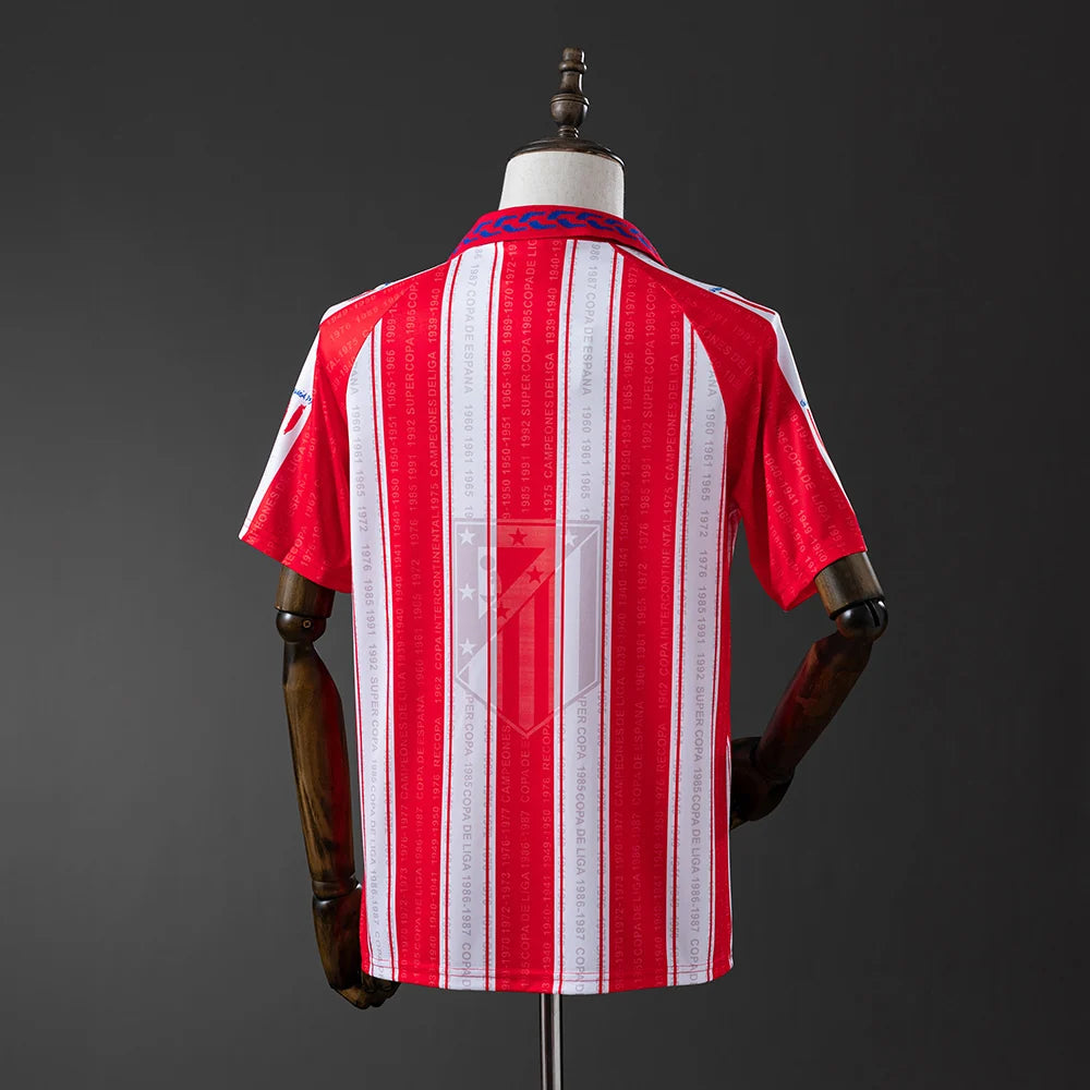 Atletico Madrid 95/96 Home Adult's Jersey- Retro
