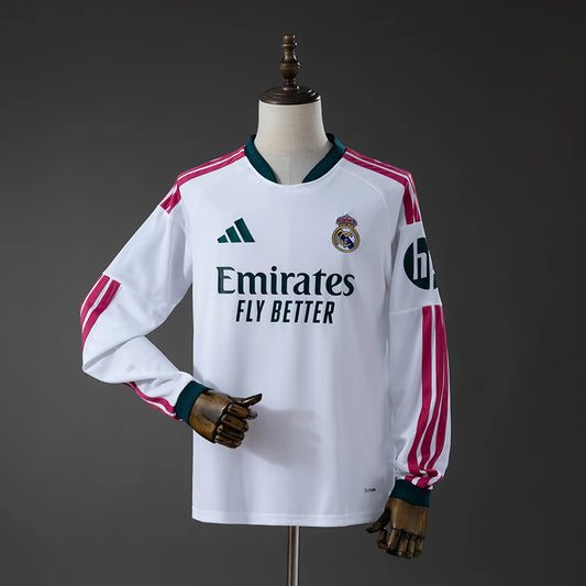 Real Madrid 26/27 Home Adult's Long Sleeve Fan Version