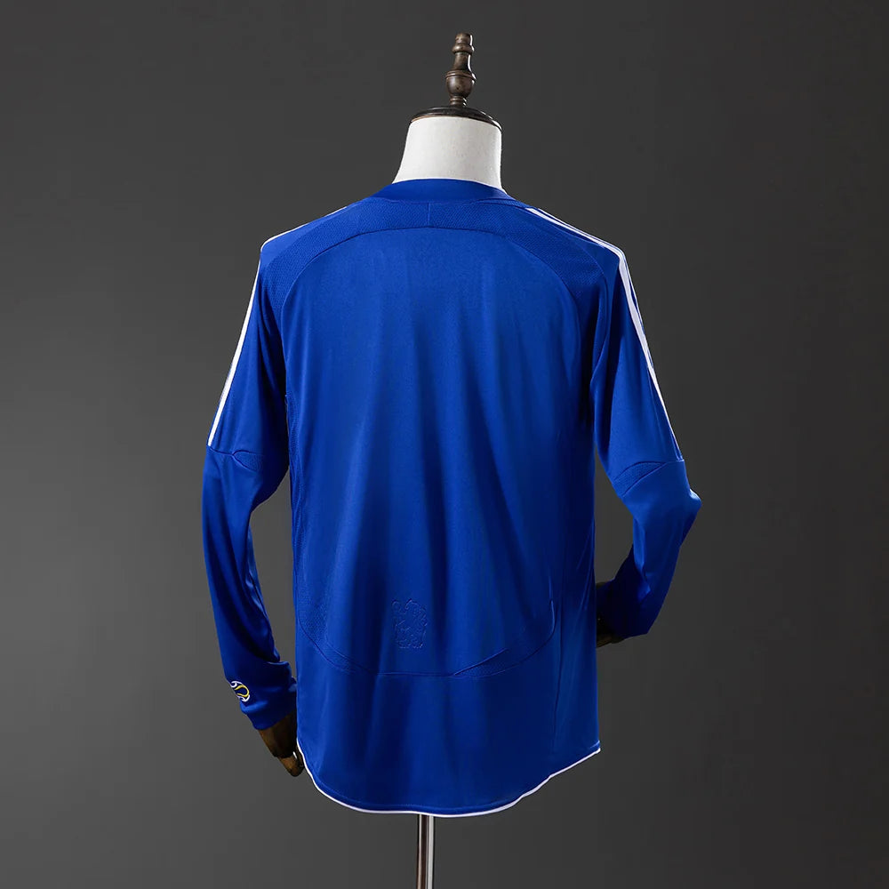 Chelsea 06/07 Home Adult's Long Sleeve Jersey- Retro
