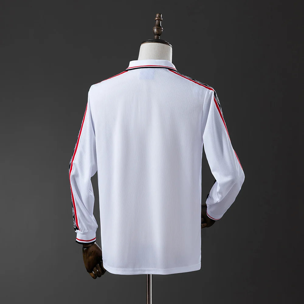 Manchester United 98/99 Away Adult's Long Sleeve Jersey- Retro