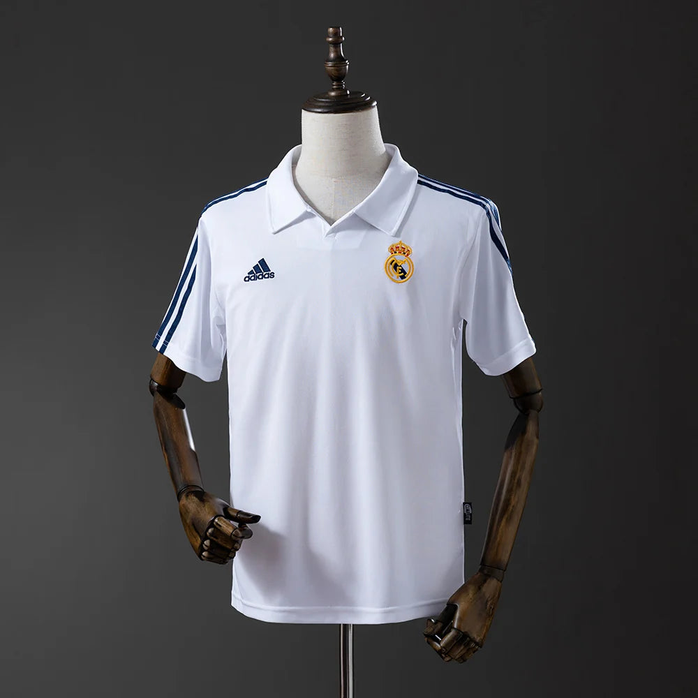 Real Madrid 01/02 Home Adult's Jersey- Retro