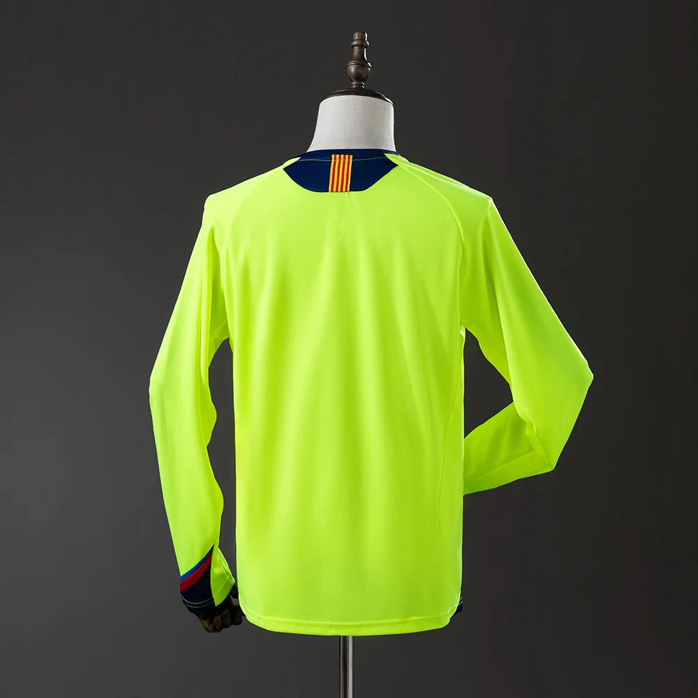 Barcelona 05/06 Away Adult's Long Sleeve Jersey- Retro