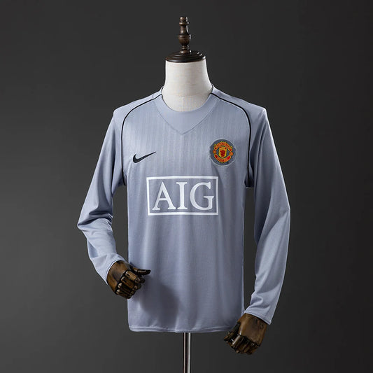 Manchester United 07/08 Goal Keeper Adult's Long Sleeve Jersey- Retro
