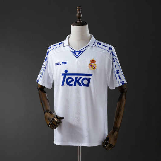 Real Madrid 96/97 Home Adult's Jersey- Retro