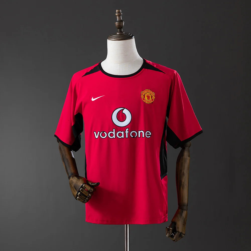 Manchester United 02/04 Home Adult's Jersey- Retro