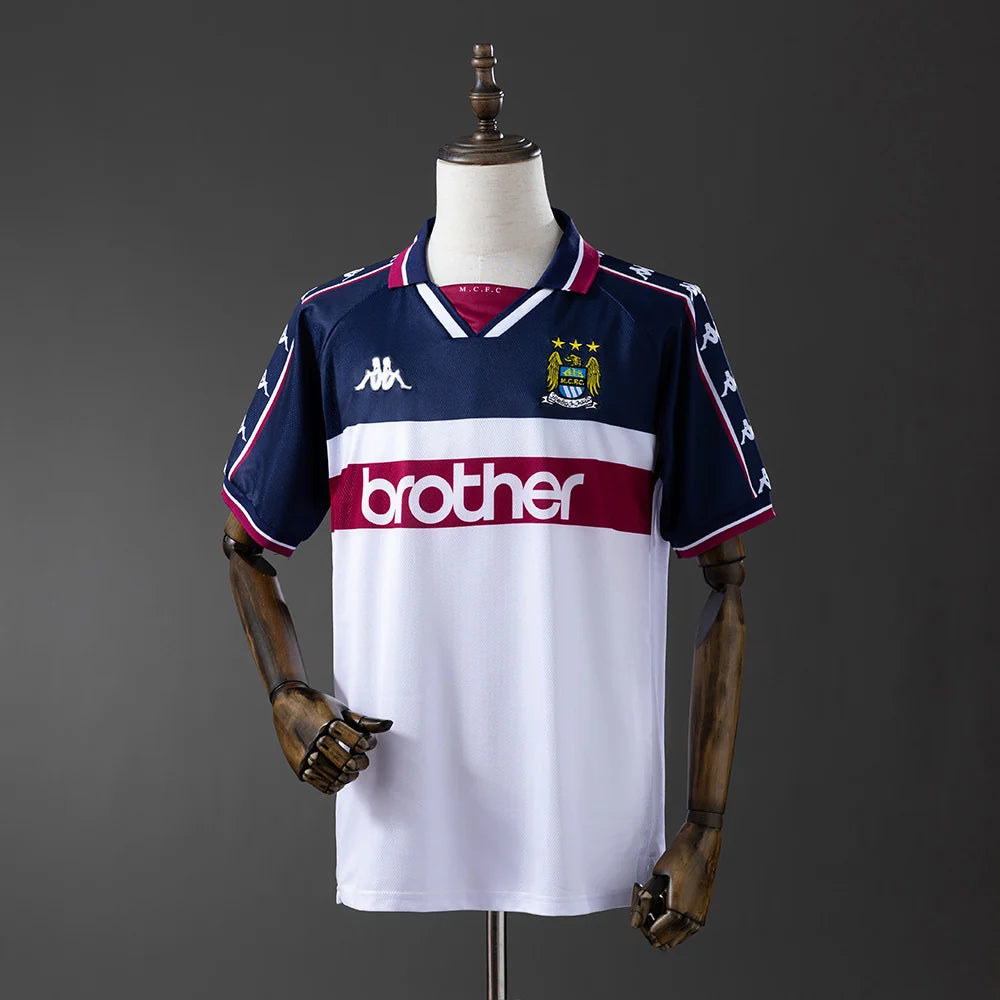 Manchester City 97/98 Away Adult's Jersey- Retro