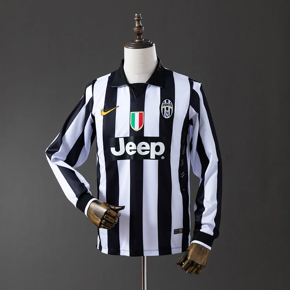 Juventus 14/15 Home Adult's Long Sleeve Jersey- Retro