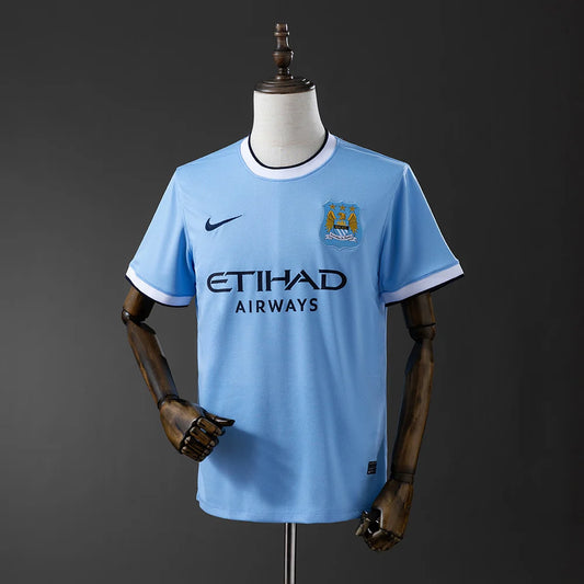 Manchester City 13/14 Home Adult's Jersey- Retro