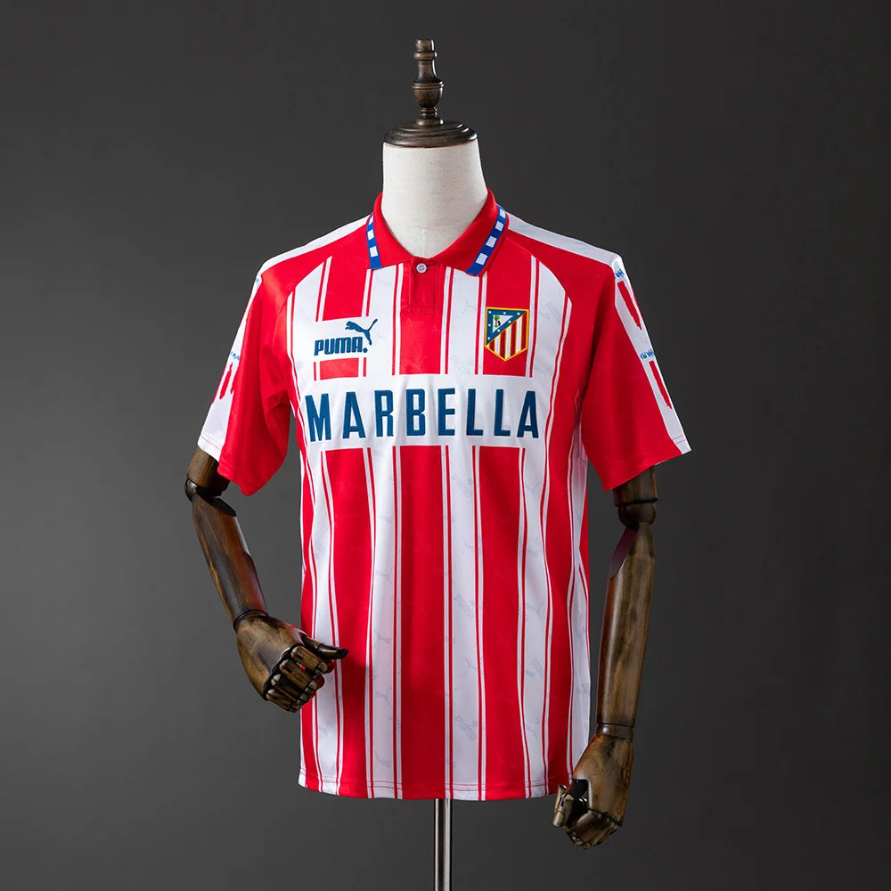 Atletico Madrid 94/95 Home Adult's Jersey- Retro