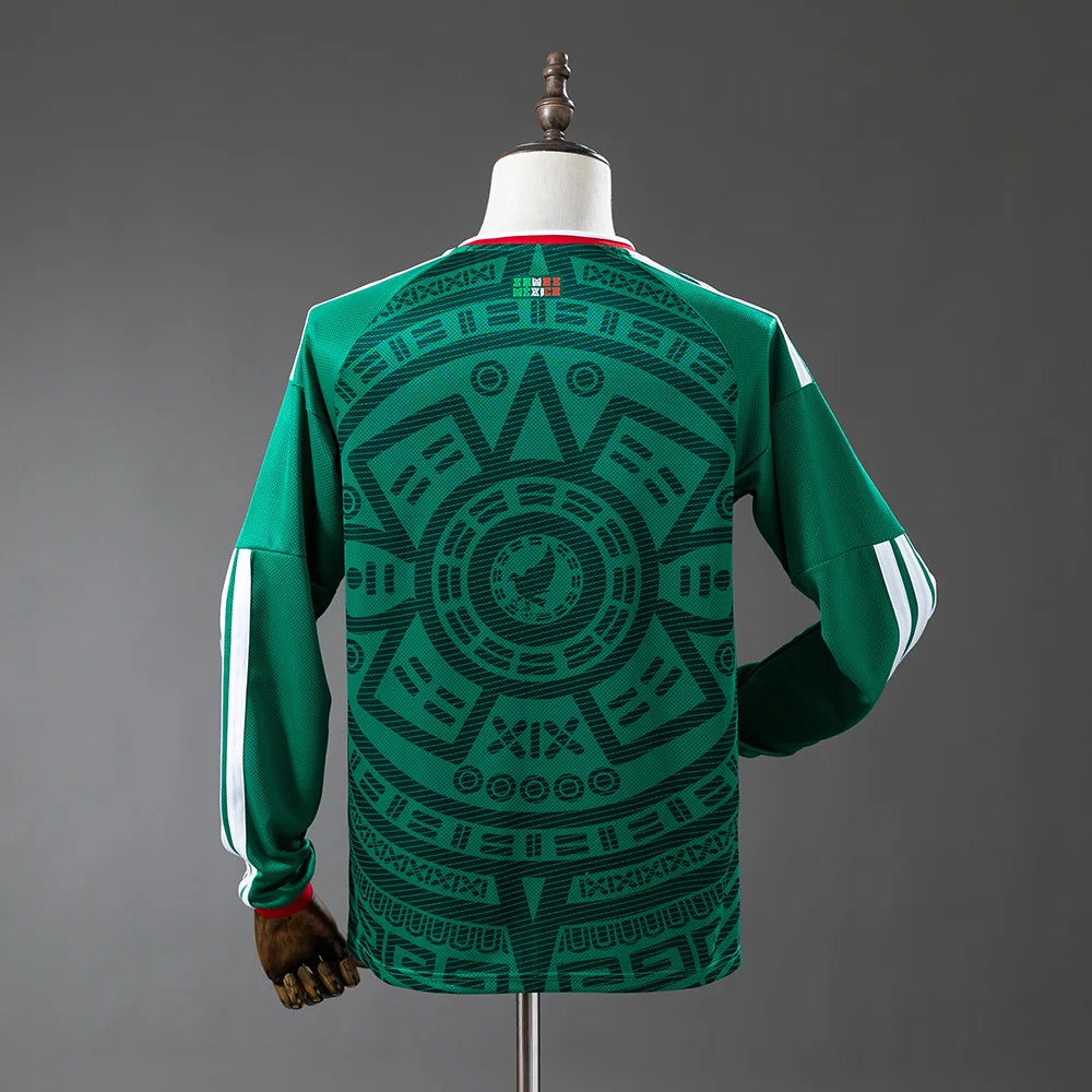 Mexico 2026 Home Adult's Long Sleeve Fan Version