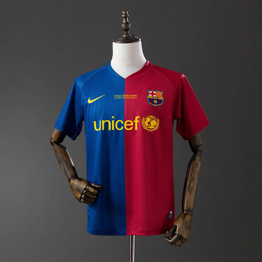 Barcelona 08/09 Home UCL Final Adult's Jersey- Retro