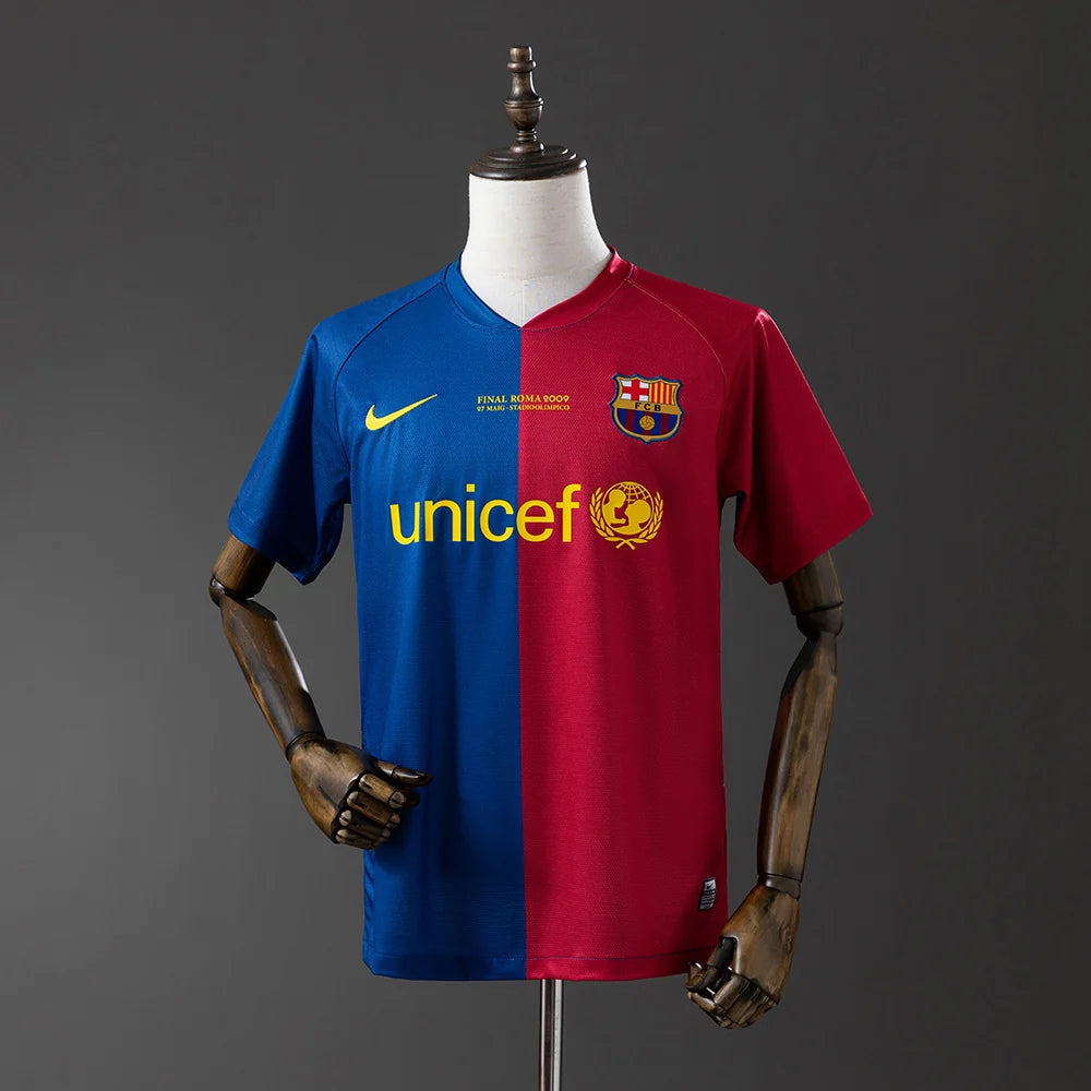 Barcelona 08/09 Home UCL Final Adult's Jersey- Retro