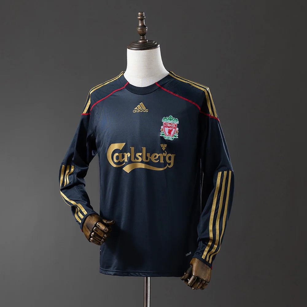 Liverpool 09/10 Away Adult's Long Sleeve Jersey- Retro
