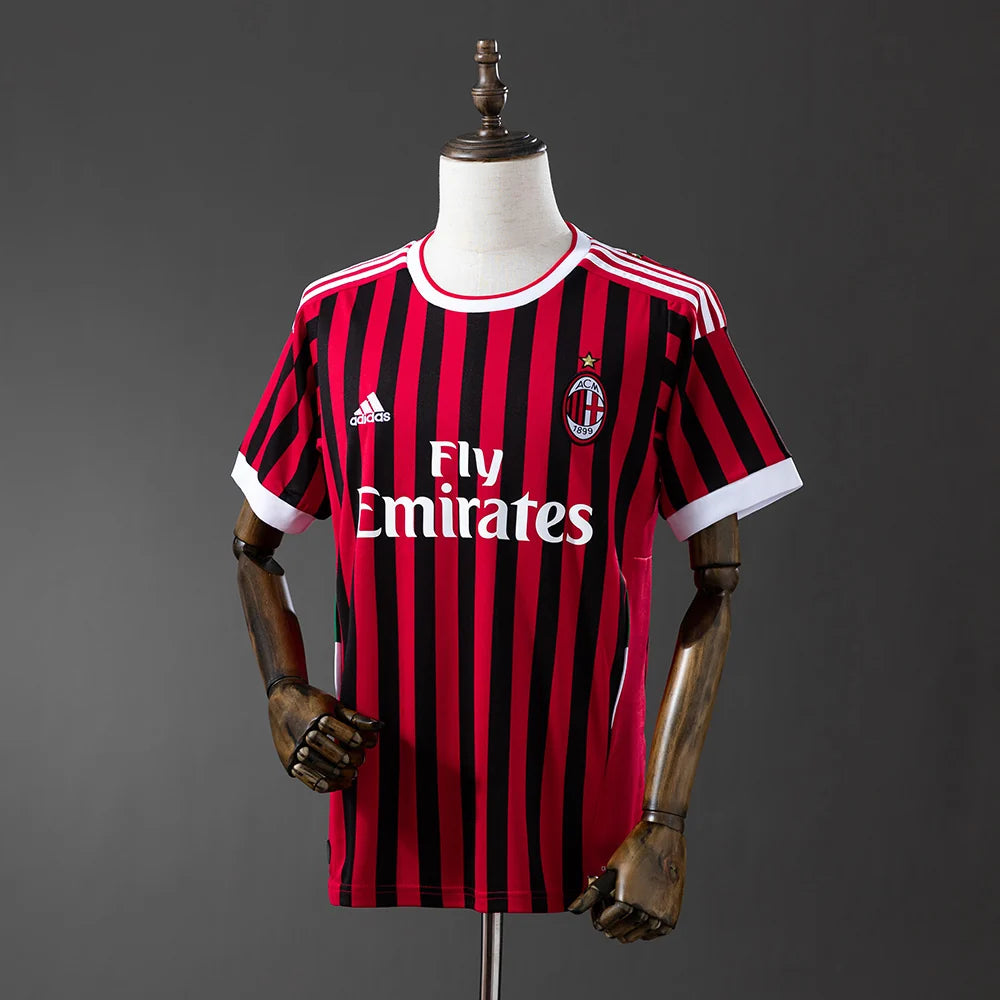 AC Milan 11/12 Home Adult's Jersey- Retro