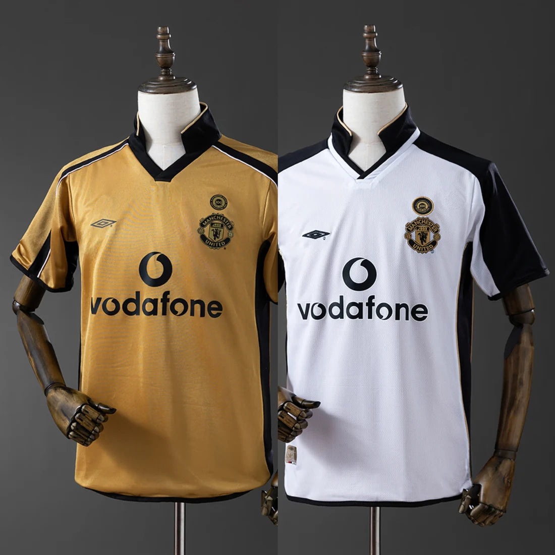 Manchester United 01/02 100th Anniversary (Double Sided) Adult's Jersey- Retro